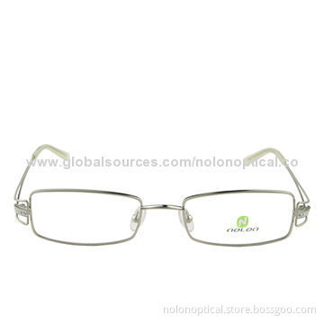 Stainless steel Full-Rim with Fold End-piece Women's Eyeglass FramesNew